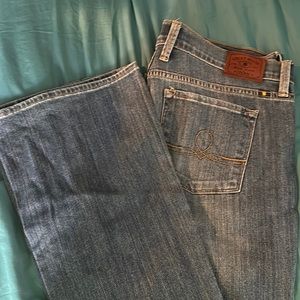 Lucky Brand jeans. Size 18/34 flare